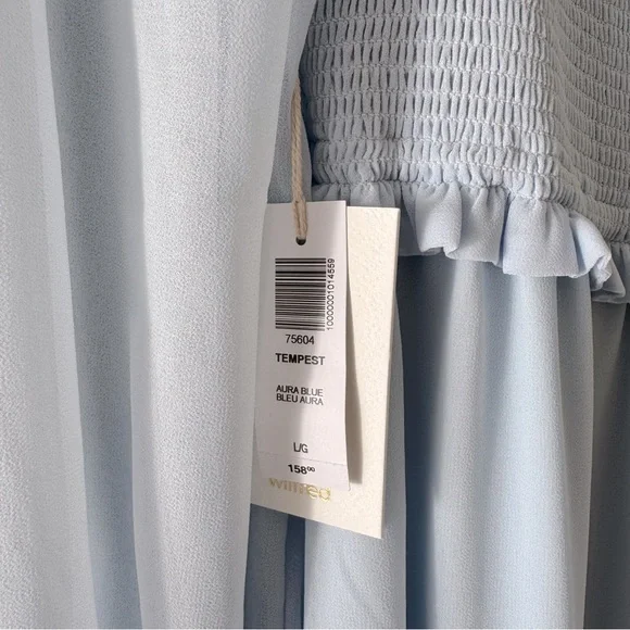 Aritzia Wilfred Tempest Dress - Aura Blue - Picture 4 of 4